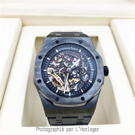 audemars piguet skeleton black|Audemars Piguet 41mm skeleton.